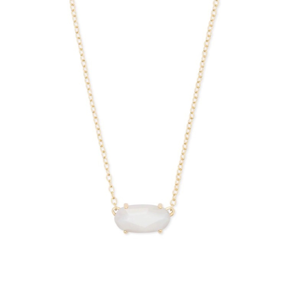 Kendra Scott ever gold white pearl necklace